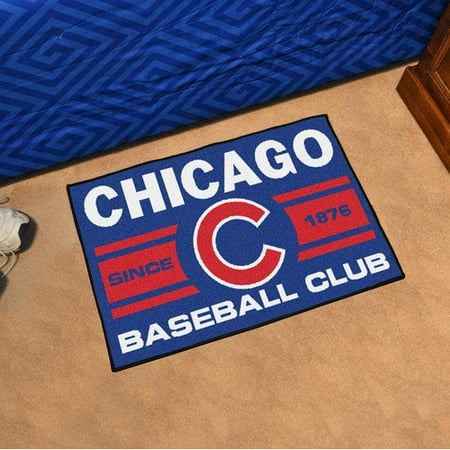 Fanmats Chicago Cubs Baseball Club Starter Rug 19