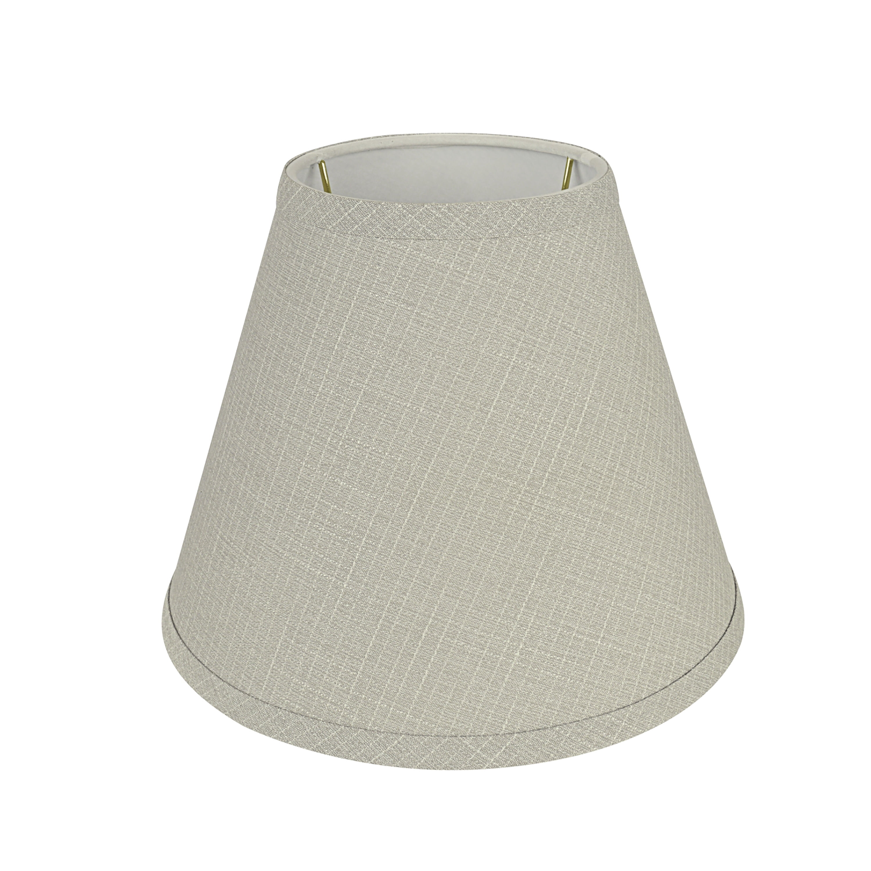 Aspen Creative 59104 Transitional Hardback Empire Shape UNO Construction Lamp Shade in Grey, 10" Wide (5" x 10" x 8")