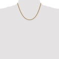 thumbnail image 2 of Real 14kt Yellow Gold 3mm Regular Rope Chain; 18 inch; Lobster Clasp; for Adults and Teens; for Women and Men, 2 of 5