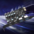thumbnail image 4 of DQrwqpou Tarjeta PCIE USB 3.0 2 Puertos USB A + 2 Puertos USB C/tarjeta Controladora Expansión USB 3.2 GEN1, 4 of 9