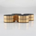 thumbnail image 3 of 4PCS HiFi Speaker Isolation Feet Cushion Pads Stand Feet 40X23mm Aluminum Vibration Dampener, 3 of 5