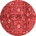 thumbnail image 1 of Ahgly Company Indoor Round Oriental Red Traditional Area Rugs, 7' Round, 1 of 4