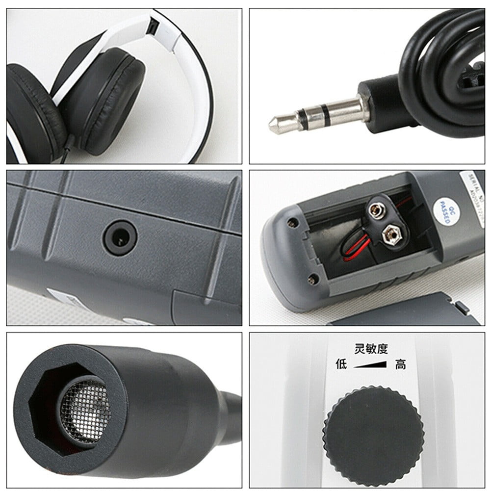 Ultrasonic Leak Detector Air Water Gas Pressure Leak Tester Vacuum Diagnose Tool