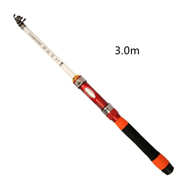 Qualitchoice Canne de Pêche à Queue Souple avec Conception d'Insertion pour les Vacances du Pêcheur Bon Cadeau