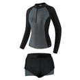 thumbnail image 3 of Traje de baño de manga larga para mujer Nikou 3802 XXL, 3 of 15
