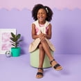 thumbnail image 3 of Cushionaire Clara Casual Flat Girls Sandals, Adjustable Buckle Ankle Strap with Lightweight Cushioned Comfort Kids Sandals, 3 of 19