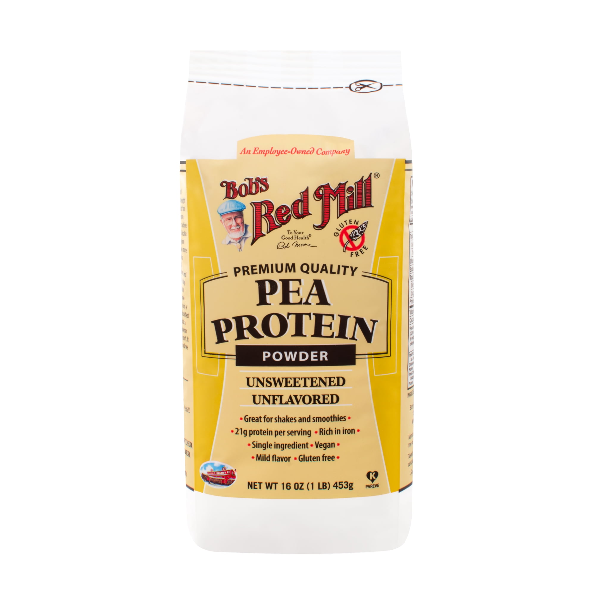 Bobs Red Mill Protein Powder, Pea, 16 Oz