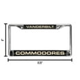 thumbnail image 6 of Vanderbilt Commodores Chrome Metal Laser Cut License Plate Frame, 6 of 8