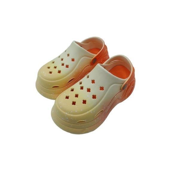 TMA EYES Women's Summer Outdoor Clogs Waterproof, Slip-Resistant Breathable Gradient color Garden Shoes