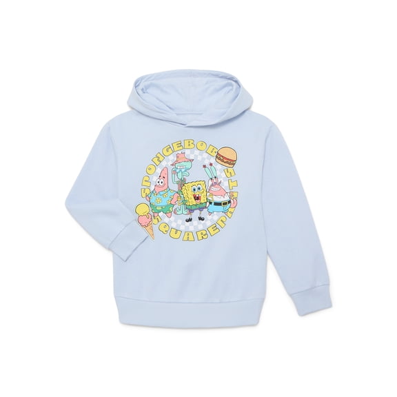SpongeBob SquarePants Girls and Big Girls Summertime Fun Graphic Hoodie, Sizes 4-16