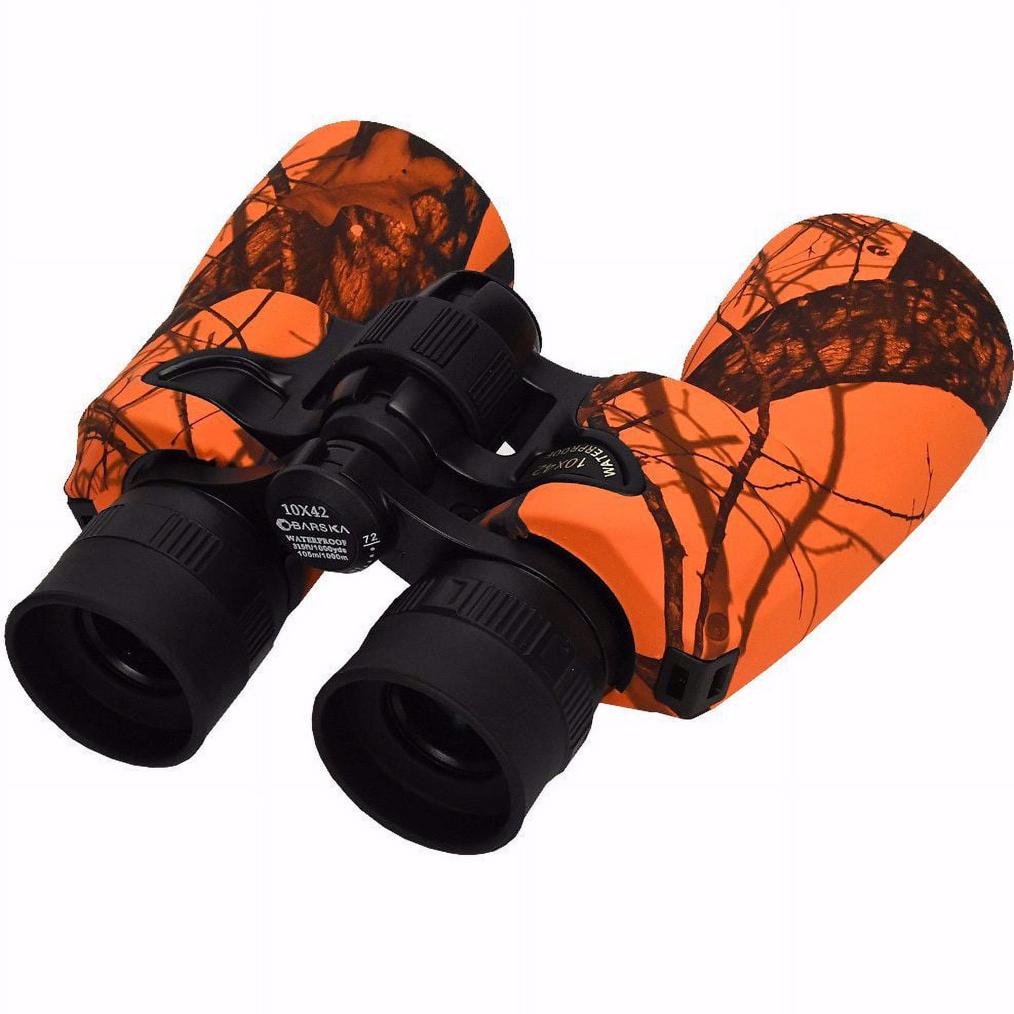 BARSKA 10x42 WP, Crossover, Porro, MOSSY OAK® Blaze®, Bak-4, Fully Multi-Coated