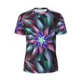 thumbnail image 5 of Wukai Colored Abstract Print Men's Short-Sleeved Mesh T-Shirt,Quick-Dry Short Sleeve Workout T-Shirt-XX-Large, 5 of 8