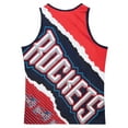 thumbnail image 3 of Men's Mitchell & Ness  Navy Houston Rockets Jumbotron 2.0 Sublimated Tank Top, 3 of 3