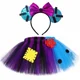 thumbnail image 3 of Falda tutú Sally para niñas, disfraz de Pesadilla antes de Navidad, falda tutú para bebés y niñas pequeñas, faldas de tul mullidas para niñas, 3 of 5