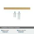 thumbnail image 5 of Amerock Versa 5-1/16 inch (128mm) Center-to-Center Champagne Bronze Cabinet Pull - 25 Pack, 5 of 5