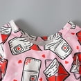 thumbnail image 2 of Gibobby Pañalero de algodón Traje de rastreo con estampado de animados para niña, puños de verano, tocado de cuello redondo de manga larga(Rosa, 3-6 Meses), 2 of 5