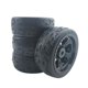 thumbnail image 1 of 4 Uds 12mm Hex 66mm Rc neumáticos de goma para coche llanta para 1/10 negro Afortunado Sencillez, 1 of 4