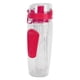 thumbnail image 2 of Botella de agua con infusor de frutas, agarre antideslizante, tapa abatible, botellas de agua con infusión para mujeres y hombres, botella de infusión de agua a prueba de fugas, color rojo r, 2 of 10