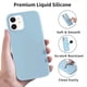 thumbnail image 4 of Liquid Silicone Case For Apple iPhone 15 14 13 12 11 Pro Max X XS XR 15 14 Plus Phone Original Official Style Protective Cover, 4 of 5