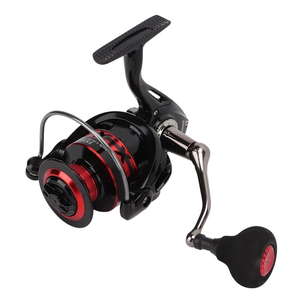 Carrete de pesca giratorio de Metal NikouMX Rueda de sedal de pesca