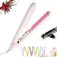 thumbnail image 2 of WIFKLSIIPG Mini Hair Straightener Portable Ceramic Flat Curling Hair Curlers, 2 of 8