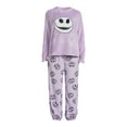 thumbnail image 7 of Disney Women's Nightmare Before Christmas Long Sleeve Top and Pants and Socks, 3-Piece Gift Set, Sizes XS-3X, 7 of 7