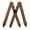 Brown, variant on Suspenders for Men Heavy Duty, X Back Hidden Suspender 3.8 cm Under Clothing, Adjustable Work Suspenders for Men Women