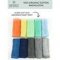 thumbnail image 3 of Honest Baby Clothing Baby Boy or Girl Gender Neutral Organic Cotton Washcloth Gift Set, 10 Pack (One Size), 3 of 6