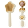 thumbnail image 3 of Unique Bargains 1 Pc Durable Pet Grooming Brush for Dog for Cat 7.87"x3.74"x1.81" Yellow, 3 of 6