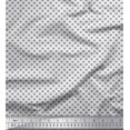 thumbnail image 1 of Soimoi Moss Georgette Fabric Dot & Floral Small Print Sewing Fabric Yard 42 Inch Wide, 1 of 3
