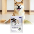 thumbnail image 5 of Extra Thick Pet Bathing Wipes For Dogs And Cats, Cleaning Deodorizing Grooming Gloves With Nourishing Formula For Daily Care And Travel, Rinse Free, 10Ml, 5 of 9