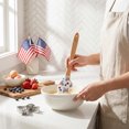 thumbnail image 4 of Cook with Color 3-Piece Patriotic Spatula and Bow-Shaped Cookie Cutter Set, 4 of 5