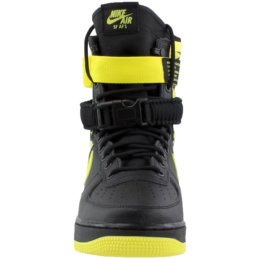Mens Nike Special Field Air Force 1 High Black Dynamic Yellow AR1955-0 -  Walmart.com