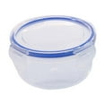 thumbnail image 3 of Plastic Round Bowls with Lid, Airtight Food Storage Container, Small Meal Prep Containers, Travel Bento Box, Round Plastic Sealed Jar, 1 Pcs, 5.51x2.95", 3 of 3