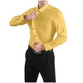 thumbnail image 2 of Men’s Regular Fit Flex Collar Stretch Dress Shirt Men's Dress Shirts Stain Shield Regular Fit 4-Way Stretch Slim Fit Shirts Wrinkle-Free Business Formal Solid Button Down Shirt, 2 of 4