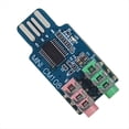 thumbnail image 3 of Tarjeta de Sonido USB Sin Unidad, Módulo de Tarjeta de Sonido Externa para Computadora, Tarjeta de Sonido para Portátil, Chip de Tarjeta de Sonido USB CM108., 3 of 5
