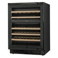 thumbnail image 3 of KoolMore Reserve 24 in. Under-Counter Panel Ready Dual Zone Built-in Wine Cooler with 45 Bottle Capacity and Wooden Shelves in Black (KM-CW46DZ-WPR), 3 of 11