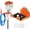 Orange, variant on Weedeater Hanger,1 Pack Heavy Duty Metal Weed Eater Hanger, Trimmer Rack Wall Mount Holds up to 120 LBS,Garage Organizer Hanger,Garden Tool Rack for Hedge Trimmer Leaf Blower and (1, Orange)
