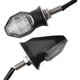 thumbnail image 4 of 2 bombillas de luz indicadora de señal de giro de motocicleta universales negras de 12 V, 4 of 5