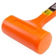 thumbnail image 2 of Stark USA 1LB Dead Blow Hammer, Agarre a Cuadros, Resistente a Chispas y Rebote 16oz, Naranja, 2 of 4