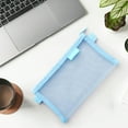 thumbnail image 2 of Anuirheih Pen Bag, Blank Canvas Zipper Pouch for DIY Craft, Pencil Case Makeup Bags with Colored Zipper Cosmetic Bag Travel Bags(8.1X4.7inch,Blue）, 2 of 3
