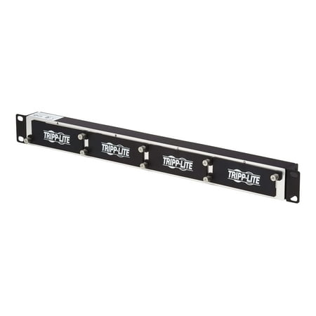 UPC: 0037332250438 | Tripp Lite High Density Copper Fiber Enclosure Mini Panel 4-Cassette Capacity 1U – Network device enclosure – black – 1U – 19