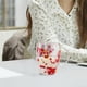 thumbnail image 3 of Taza de café con flores secas | Vasos de vidrio de doble pared con diseño floral de 350 ml | Tazas de vidrio de doble pared con asas para bebidas calientes, A, 3 of 5