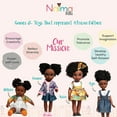 thumbnail image 5 of African American Barbie Doll with Realistic Natural Hair wearing African Clothing for Age 3+ by NaimaDolls, 5 of 6