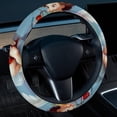thumbnail image 2 of Cupid 14.5 Inch Printing PVC Leather Auto Accessories Car Wheel Covers Steering Wheel Cover Car Wheel Cover, 2 of 6