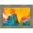 thumbnail image 4 of 11x15 Sculpted Blue Picture Frame - UV Acrylic, Foam Board Backing, Hanging Hardware, 4 of 8