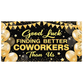 thumbnail image 5 of Decorative Banner Farewell Celebration Festive Design Golden Theme Office Party Backdrop for Coworker Farewell Indoor Event Workplace Gathering, 5 of 8