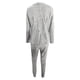 thumbnail image 4 of Puntoco Traje casual con estampado de celosía para mujer, chaqueta de manga larga + pantalones largos, conjunto de dos piezas Puntoco Puntoco-5434, 4 of 5