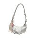 thumbnail image 5 of Bolso de hombro para mujer, estilo francés, regalo de San Valentín, bolso de mano para cumpleaños callejeros. Plata, 5 of 9