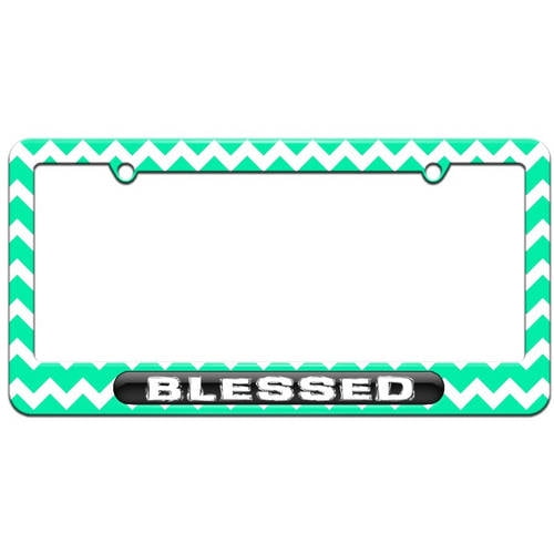 Blessed, Religious License Plate Tag Frame, Multiple Colors Walmart